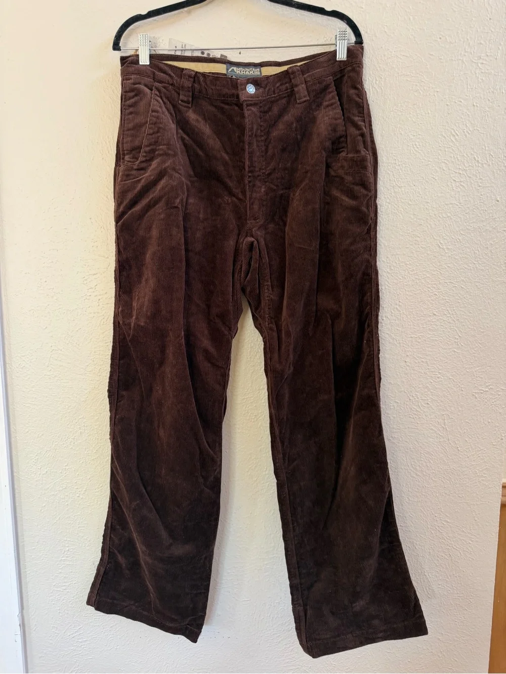 NWT Mountain Khakis cottonwood brown corduroy pants